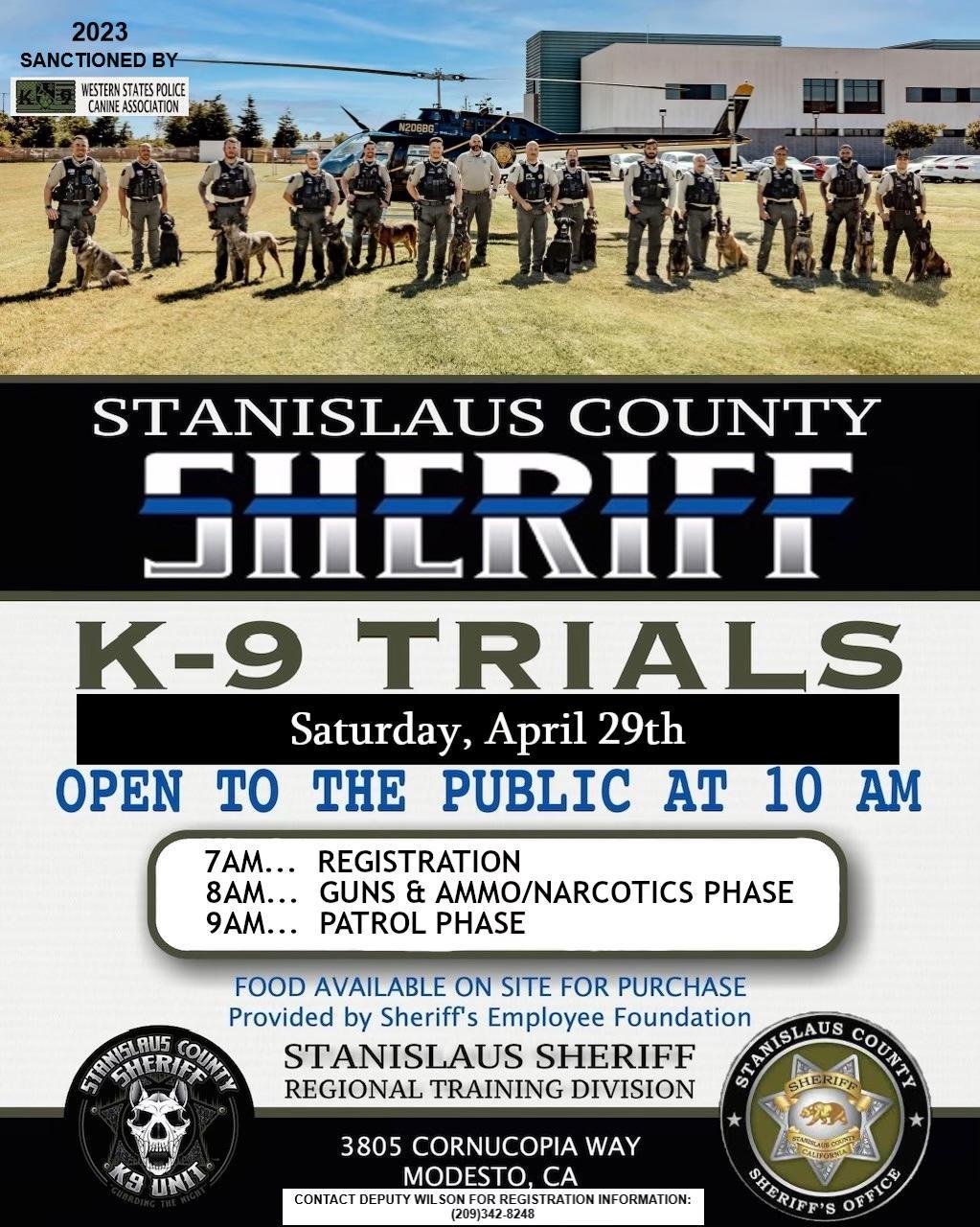 K-9 Trials Stanislaus County 2023
