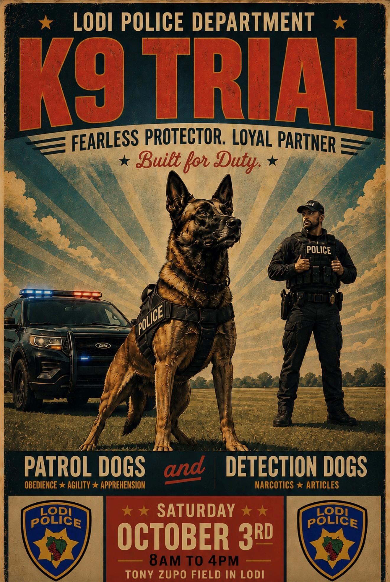 Lodi Police Department - K9 Trial 2026