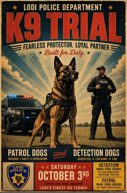 K9 Trial Poster 2026